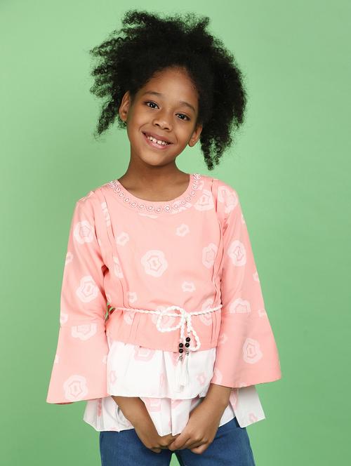 pink rayon  top - 20852232 - Very Small Image - 1