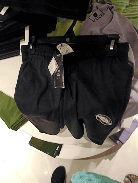 navy blue poly cotton single jersey short - 20852585 - Very Small Image - 1