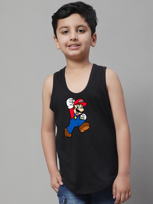 boys printed cotton innerwear vest - 20853363 - Very Small Image - 1