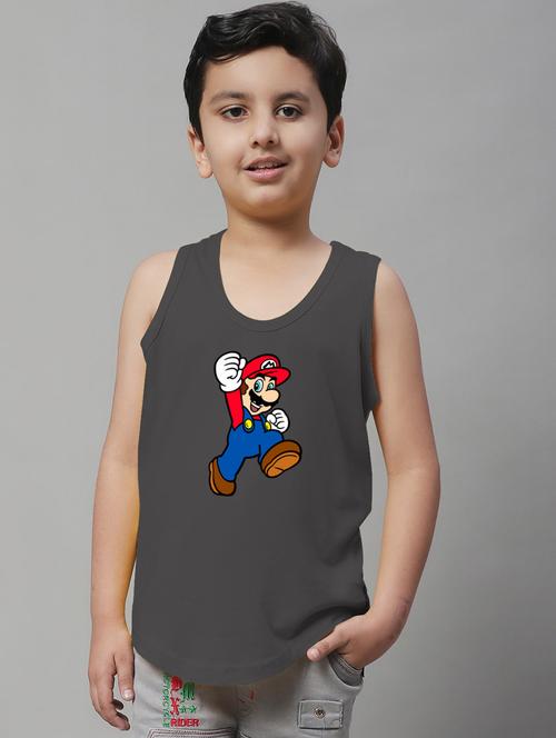 boys printed cotton innerwear vest - 20853379 - Very Small Image - 1