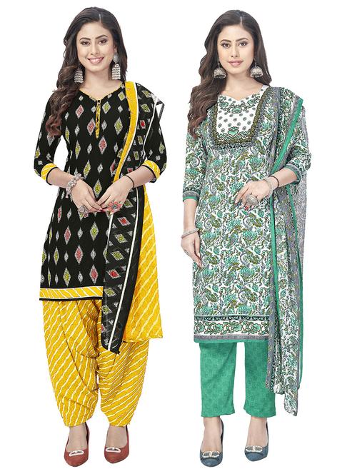 pack of 2 unstitched suit set  - 20854771 - Very Small Image - 1