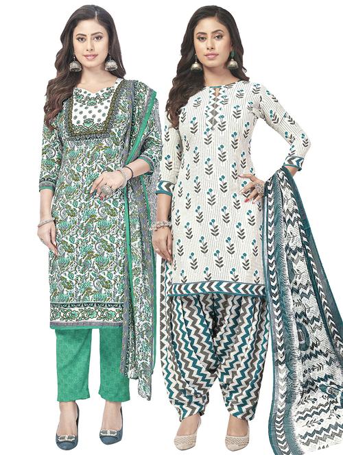 pack of 2 unstitched suit set  - 20854873 - Very Small Image - 1