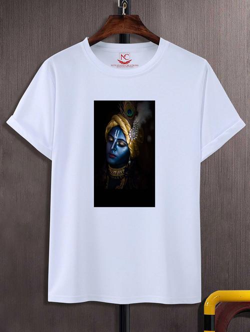 unisex white graphic printed t-shirt - 20856751 - Very Small Image - 1