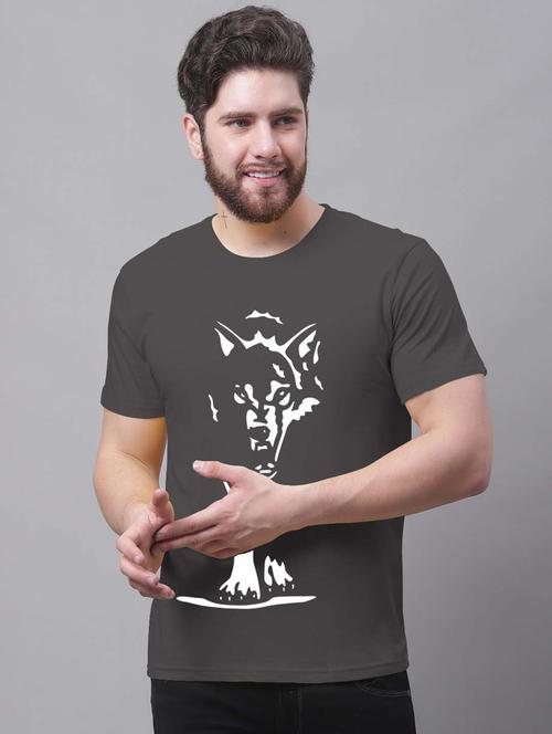 men graphic round neck t-shirt - 20858327 - Very Small Image - 1