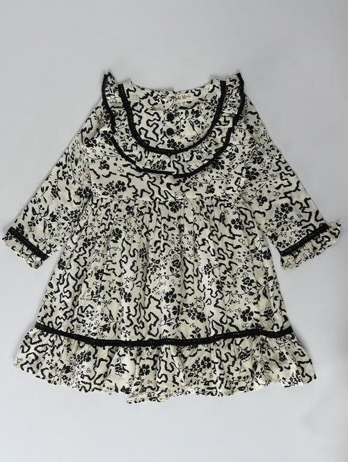 black cotton frock - 20859570 - Very Small Image - 1