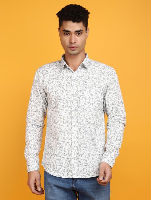 white cotton casual shirt - 20862957 - Very Small Image - 1