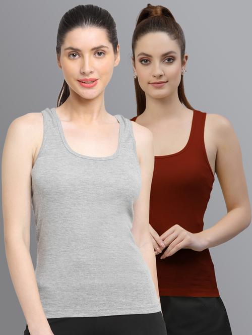 pack of 2 multi colored tank top - 20863575 - Very Small Image - 1