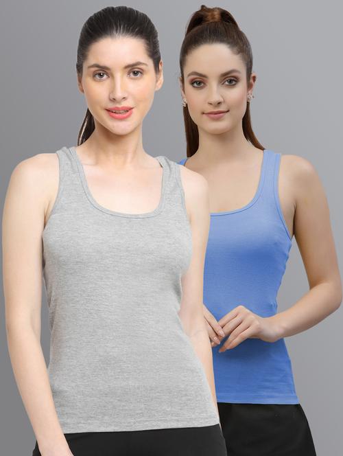 pack of 2 multi colored tank top - 20863590 - Very Small Image - 1