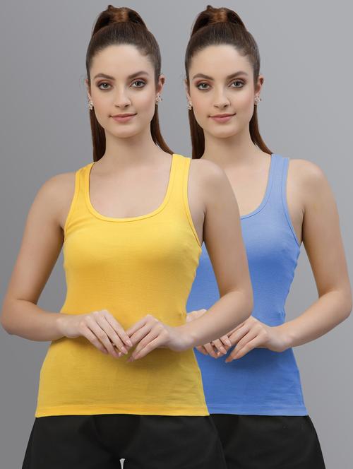 pack of 2 multi colored tank top - 20863605 - Very Small Image - 1