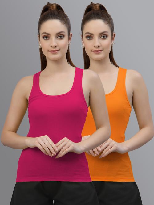 pack of 2 multi colored tank top - 20863610 - Very Small Image - 1