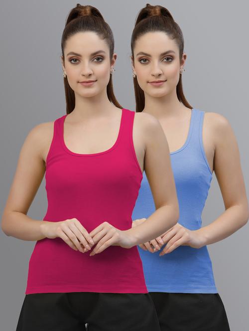 pack of 2 multi colored tank top - 20863620 - Very Small Image - 1