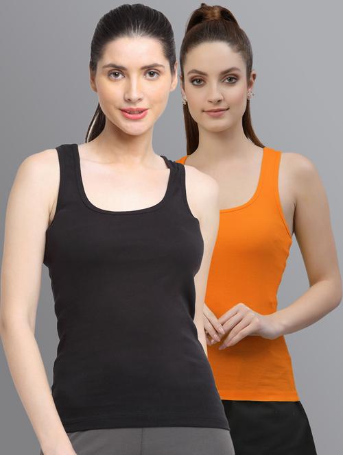 multi colored cotton tank  top - 20863680 - Very Small Image - 1