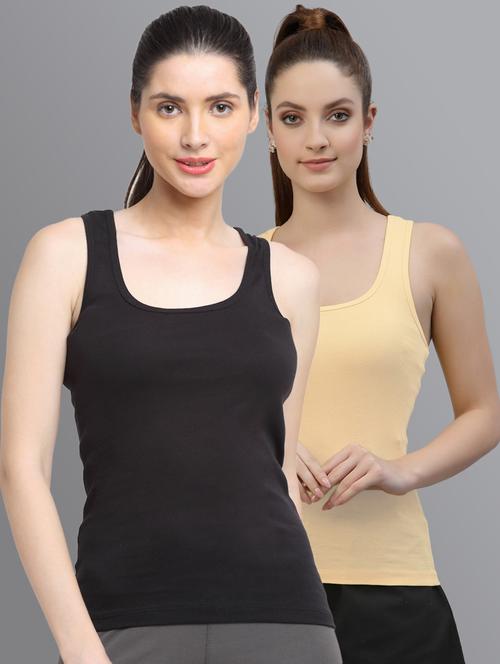 multi colored cotton tank  top - 20863685 - Very Small Image - 1