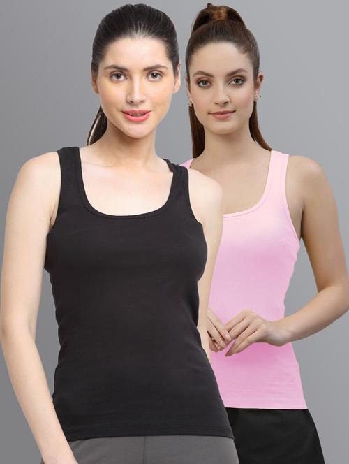 multi colored cotton tank  top - 20863690 - Very Small Image - 1