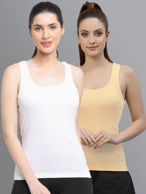 multi colored cotton tank  top - 20863720 - Very Small Image - 1