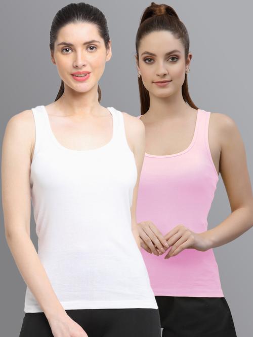 multi colored cotton tank  top - 20863725 - Very Small Image - 1