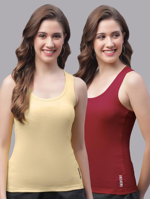 multi colored cotton tank  top - 20864000 - Very Small Image - 1