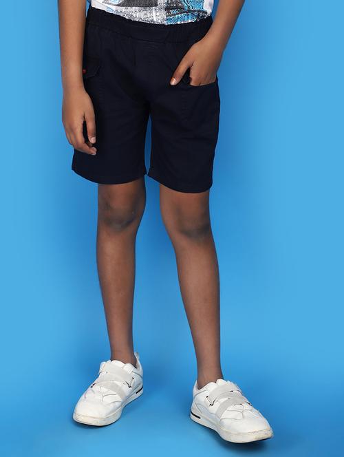 boys solid color casual shorts - 20885024 - Very Small Image - 1