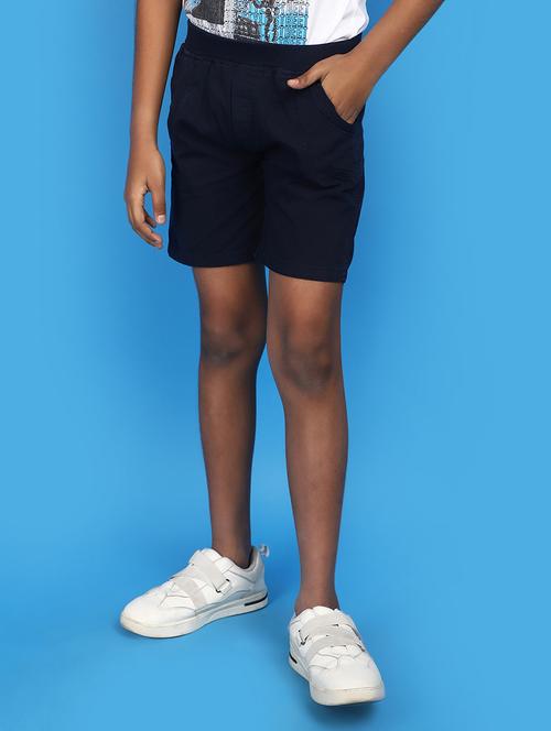 boys solid color casual shorts - 20885025 - Very Small Image - 1
