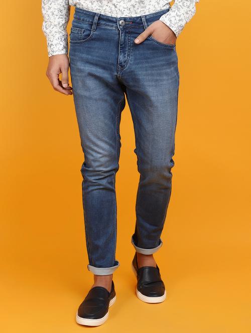 men mid rise washed denim jeans - 20885054 - Very Small Image - 1
