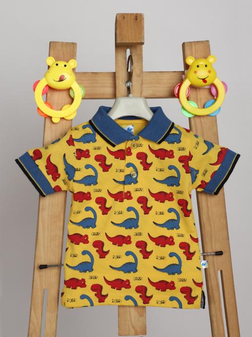 light yellow poly cotton single jersey tshirt - 20890415 - Very Small Image - 1