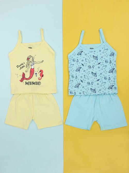 assorted cotton interlock twin sets & jump suit - 20890562 - Very Small Image - 1