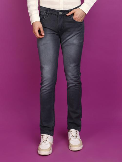 Men Mid Rise Washed Denim Jeans - 20893999 - Very Small Image - 1