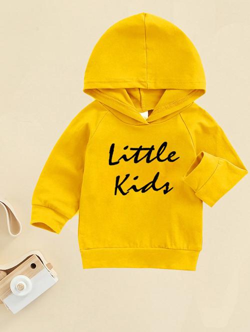 yellow cotton blend front print sweatshirt - 20896716 - Very Small Image - 1