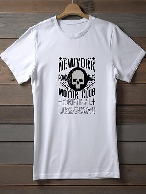 white polyester printed t-shirt - 20906794 - Very Small Image - 1