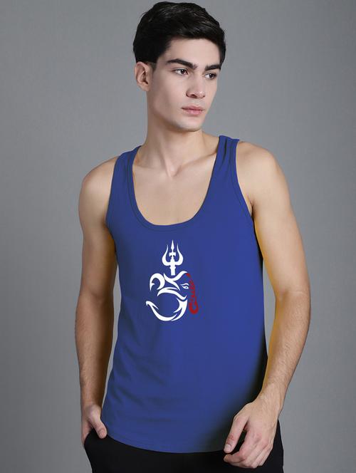 blue cotton vest - 20906808 - Very Small Image - 1