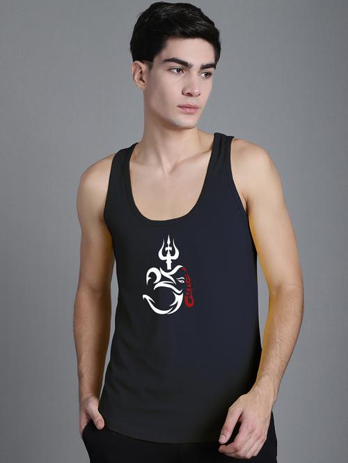 dark blue cotton vest - 20906809 - Very Small Image - 1