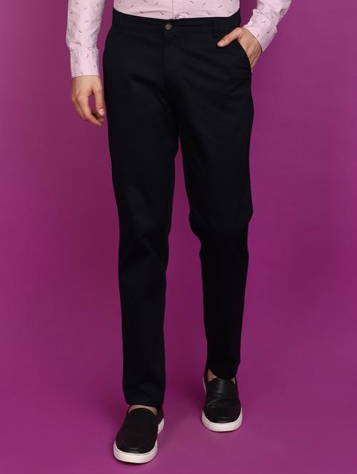 men solid chinos casual trouser - 20911877 - Very Small Image - 1