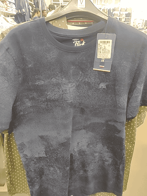 navy blue poly cotton single jersey tshirt - 20917003 - Very Small Image - 1