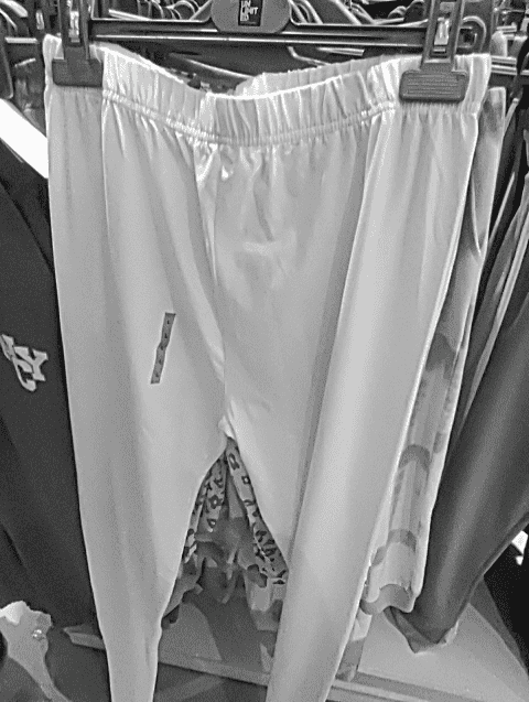 white cotton lycra churidars & leggings - 20917778 - Very Small Image - 1