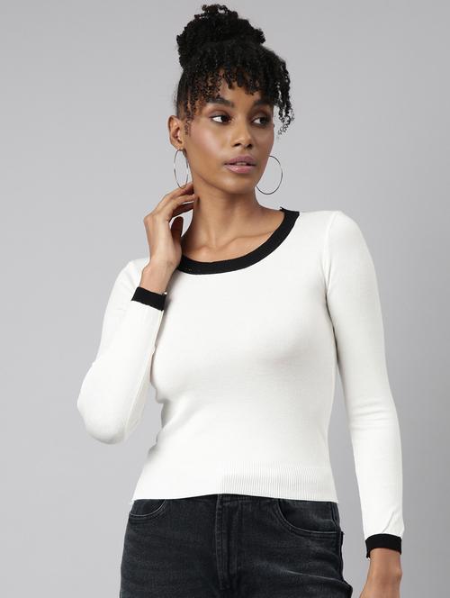 women's solid color regular top - 20928787 - Very Small Image - 1