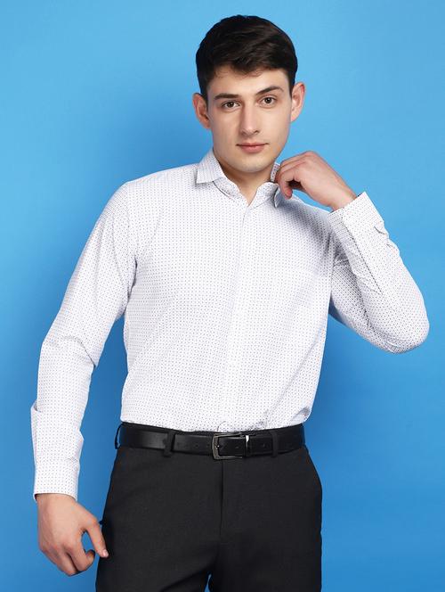 white cotton formal shirt - 20929240 - Very Small Image - 1
