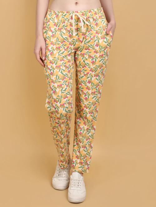 beige cotton yoga pants track - 20930617 - Very Small Image - 1