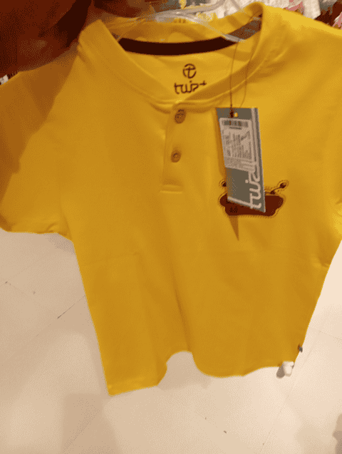 yellow cotton single jersey tshirt - 20930678 - Very Small Image - 1