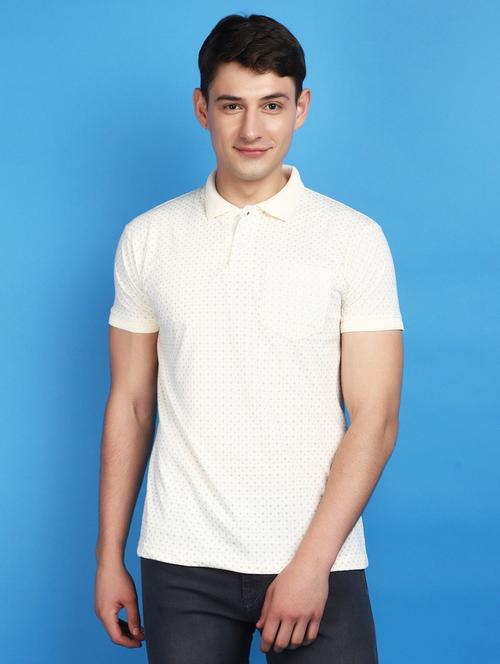 men polo neck printed t-shirt - 20930729 - Very Small Image - 1