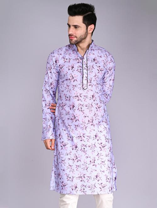 men mandarin neck long sleeve kurta - 20943656 - Very Small Image - 1