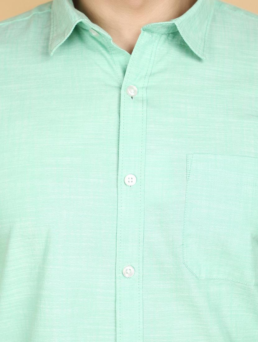 men solid cotton long sleeve casual shirt - 20945059 - Zoom Image - 5