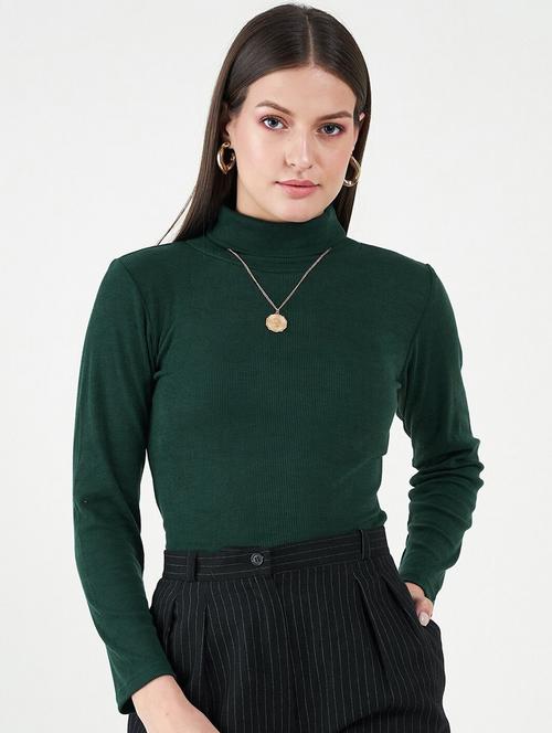 women long sleeve solid regular top - 20946557 - Very Small Image - 1