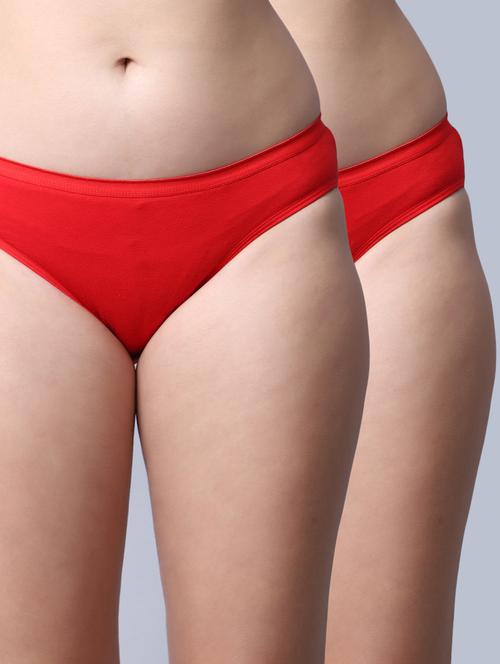 pack of 2 solid hipster panties - 20948188 - Very Small Image - 1