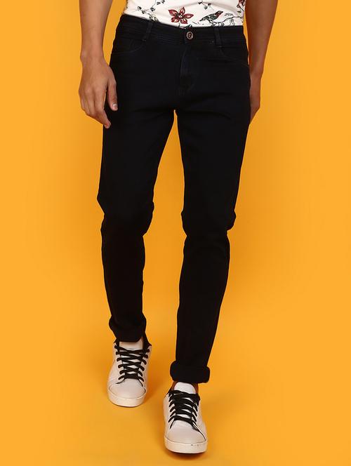 men mid rise plain denim jeans - 20948788 - Very Small Image - 1