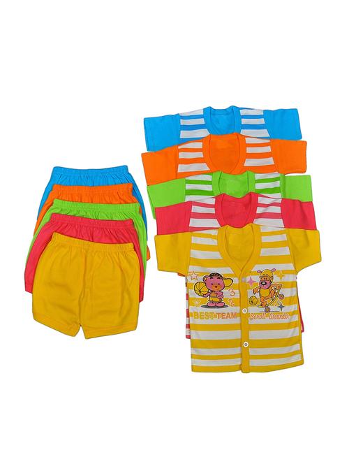 boys striped shorts set (pack of 5) - 20949387 - Very Small Image - 1