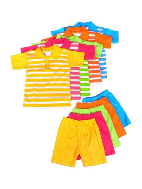 boys striped shorts set (pack of 5) - 20949389 - Very Small Image - 1