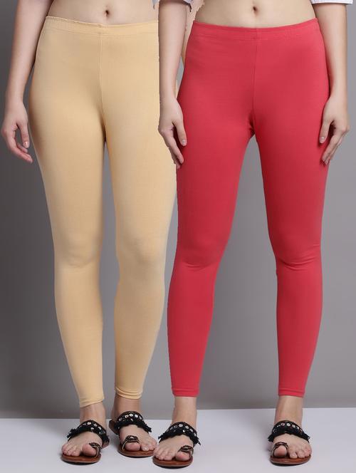 pack of 2 solid color leggings - 20951048 - Very Small Image - 1