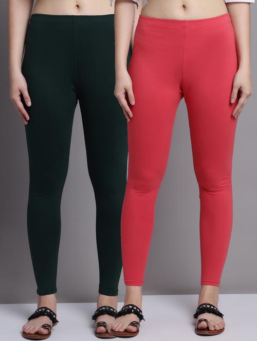 pack of 2 solid color leggings - 20951061 - Very Small Image - 1