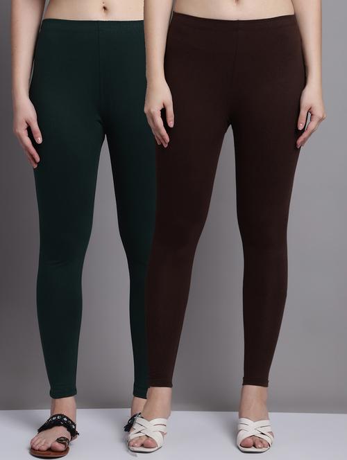 pack of 2 solid color leggings - 20951063 - Very Small Image - 1