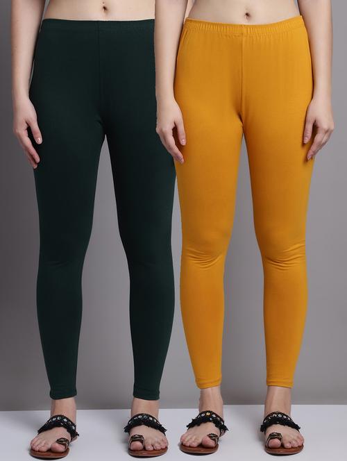 pack of 2 solid color leggings - 20951065 - Very Small Image - 1